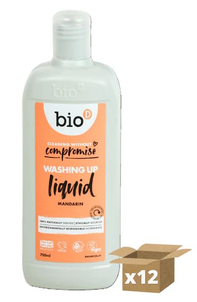 Bio D Washing Up Liquid Mandarin 750ml (x12)