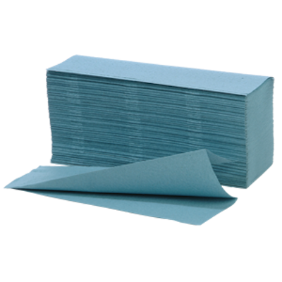 Z-fold Towel 1 ply blue (x3000)