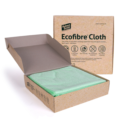 Ecofibre Microfibre Cloths green (x5)