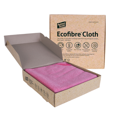 Ecofibre Microfibre Cloths red (x5)