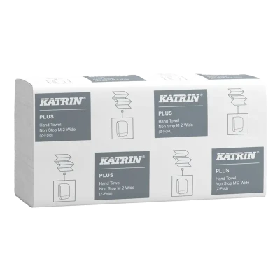 Katrin 61587 Luxury Z-fold Towel 2 ply white (x2400)