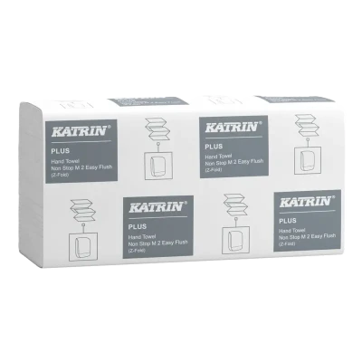 Katrin 61624 EasyFlush Z-fold Towel 2 ply white (x2400)