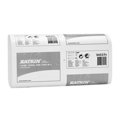 Katrin 61624 EasyFlush Z-fold Towel 2 ply white (x2400)