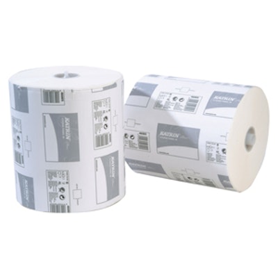 Katrin 57795 System Towel Roll 2 ply white (x6)