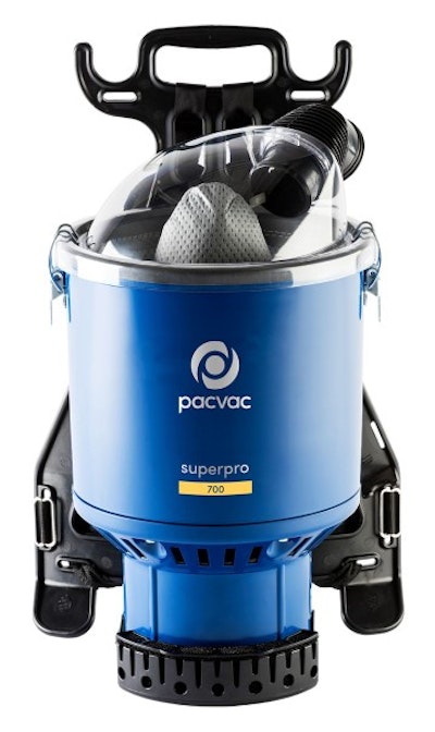 Pacvac Superpro 700 Backpack Mains Vacuum 900w