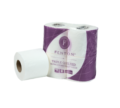 Fenton® Triple Quilted Toilet Roll 3 ply white luxury (x40)