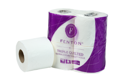 Fenton® Triple Quilted Toilet Roll 3 ply white luxury (x40)