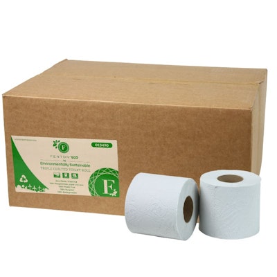 Fenton® Eco Triple Quilted Toilet Roll 3 ply white (x24)