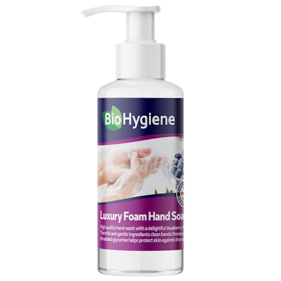 BioHygiene Foam Soap Blueberry 500ml pump bottle (x6)