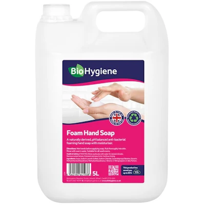 BioHygiene Foam Soap Fragranced Anti-Bac 5L
