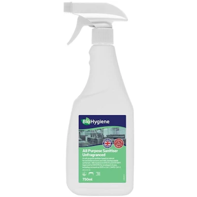 BioHygiene Sanitiser Unfragranced 750ml trigger (x6)