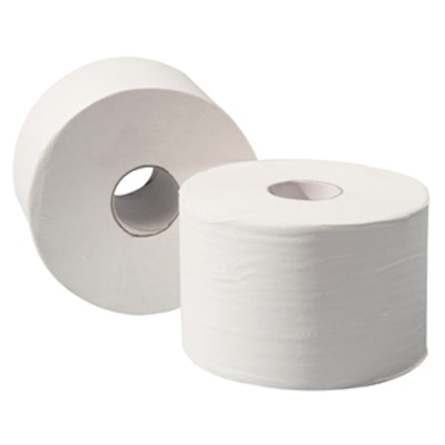 Tisana Duo Toilet Roll 2 ply white pure, 120m (x24)
