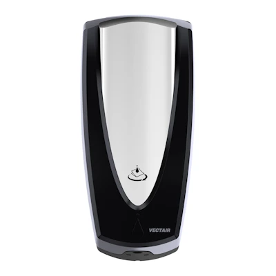 SafeSeat Toilet Seat Sanitiser Dispenser Black/Chrome