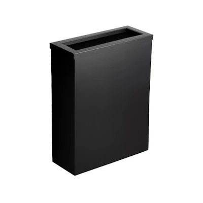 Matt Black Waste Bin 30L Chute Top 