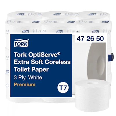 Tork 472650 Coreless Toilet Roll Premium 3 ply (x18)