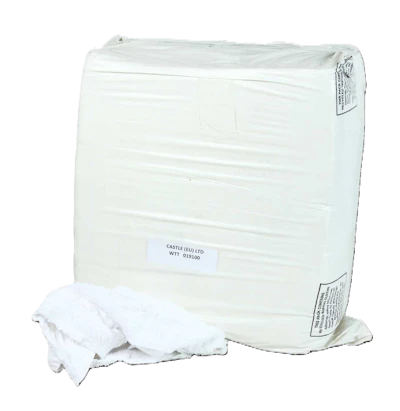 White Terry Towelling Rags 9kg bag