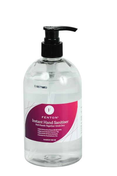 Fenton® Instant Hand Sanitiser pump bottle 450ml (x6)
