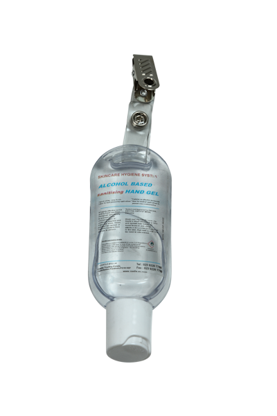 Fenton® Instant Hand Sanitiser Gel personal bottle & clip (x36)