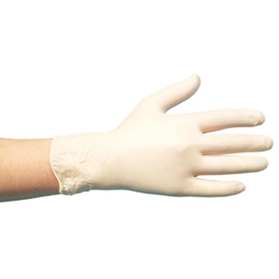 Synthetic Vinyl Powder Free Gloves White Medium (x100)