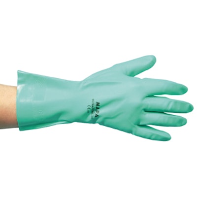 Nitrile Glove Green Pair Large (x10)