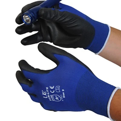 Lite Handling Glove blue/black pair L (x12)