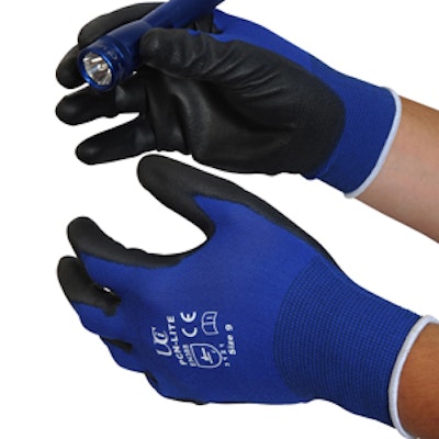 Lite Handling Glove blue/black pair L (x10)