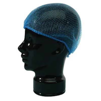 Hair Nets Fine blue - metal detectable (x100)
