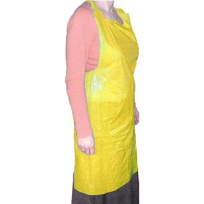Polythene Aprons 200/roll yellow (x5)