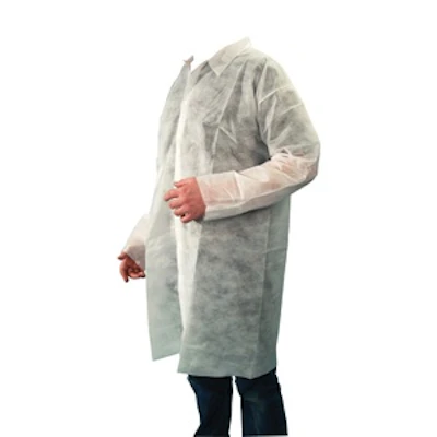 Disposable Lab Coat Small (x100)