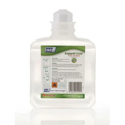 Deb DIS1000ML InstantFOAM Hand Sanitiser 1L (x6)