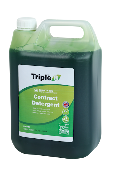 Triple 8 Contract Detergent Washing Up Liquid 5L