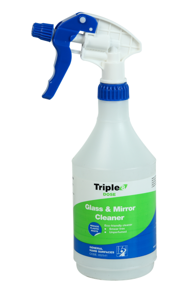Triple 8 Dose Glass & Mirror Cleaner Empty Trigger Bottle
