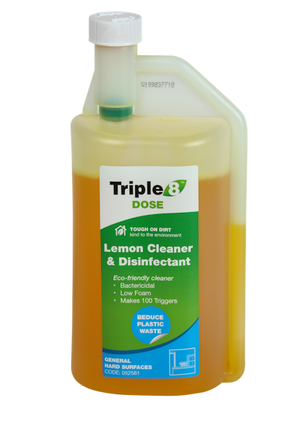 Triple 8 Dose Lemon Cleaner & Disinfectant 1L