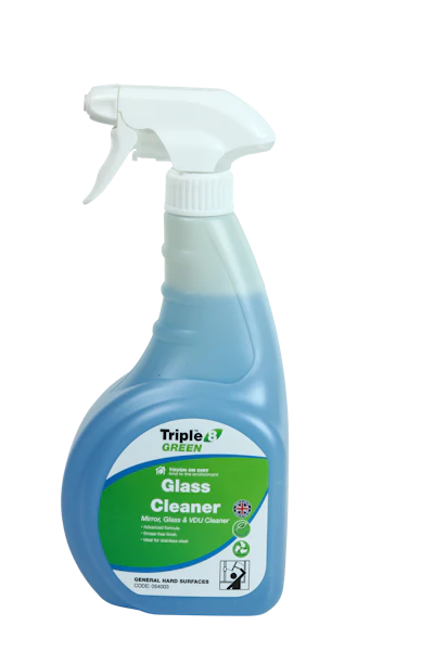 Triple 8 Green Glass Cleaner 750ml trigger (x6)