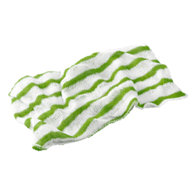 Stockinette Dishcloths green stripe (x10)