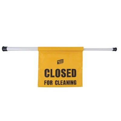 Doorway Hanging Sign 'Closed for Cleaning'