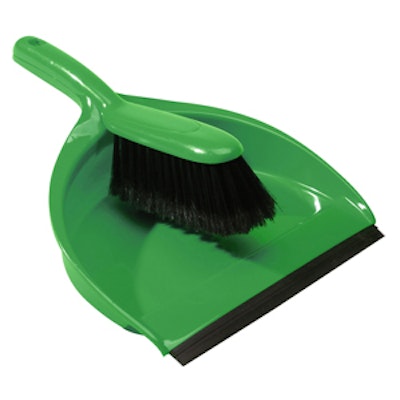 Dustpan & Brush Set green
