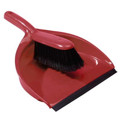 Dustpan & Brush Set red
