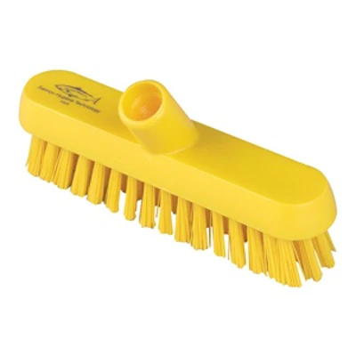 Deck Scrub Head - 23cm B928 Yellow