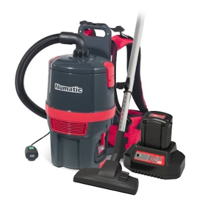 Numatic Back Pack Battery Vacuum RSB150NX c/w 1 battery
