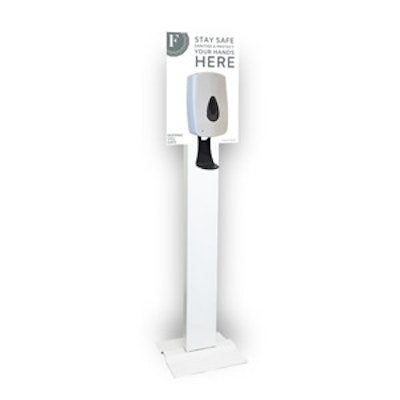 Fenton® Auto Sanitiser Stand inc Cartridge Dispenser
