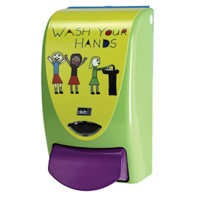 Deb WYH1LDS "Wash Your Hands" 1L Dispenser