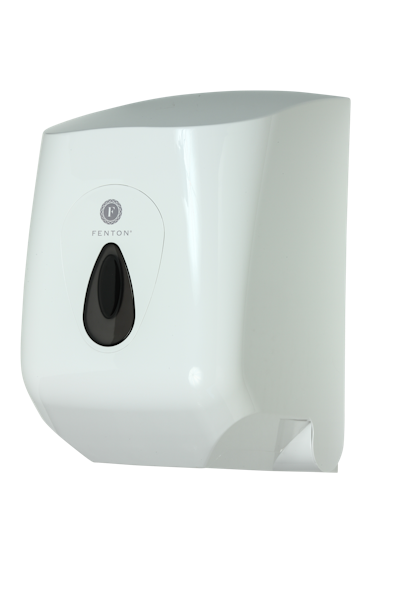 Dispenser for centre feed rolls white