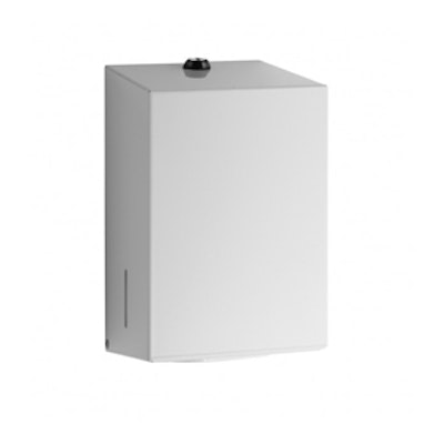 Dispenser for Bulk Pack Toilet Tissue white metal