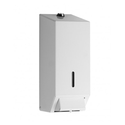 Dispenser for Lotion Soap 1L Refillable white metal