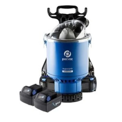 Pacvac Superpro Battery 700 c/w 2 sets of batteries and charger